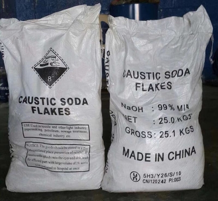 China GB209-2006 Sodium Hydroxide Flakes / Caustic Soda Flakes Industrial Grade supplier