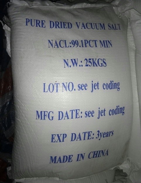 Purified Edible Pure Dried Vacuum Salt 99.5% For Food Additive / Table Salt