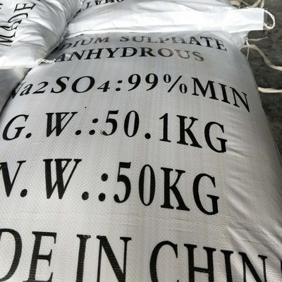 PH6-8 Na2SO4 99% Anhydrous Sulfate White Powder Dyeing